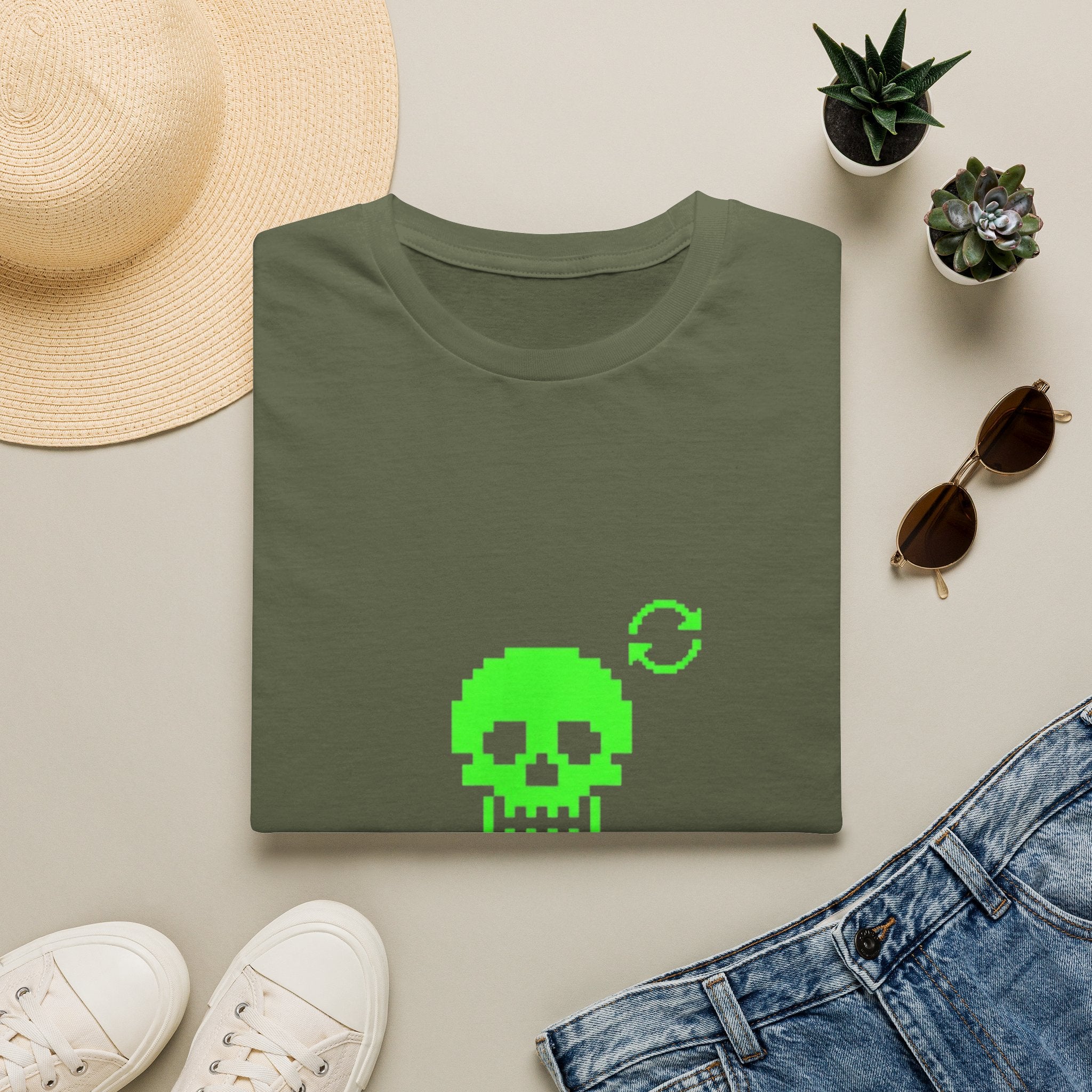 Respawn & Repeat Skull T-shirt