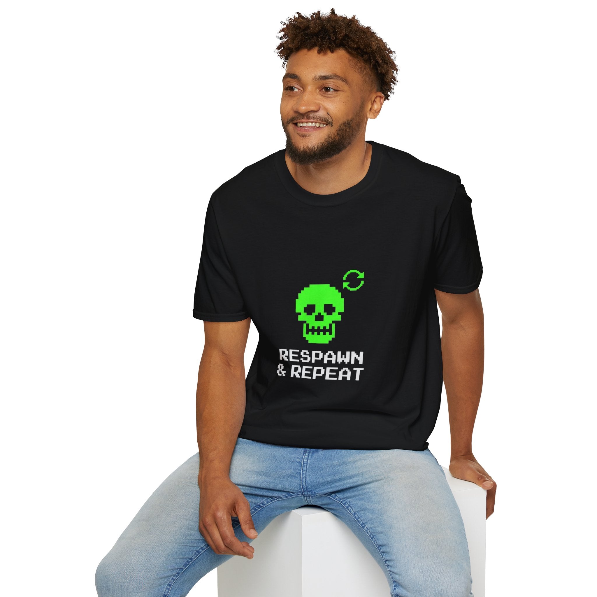 Respawn & Repeat Skull T-shirt