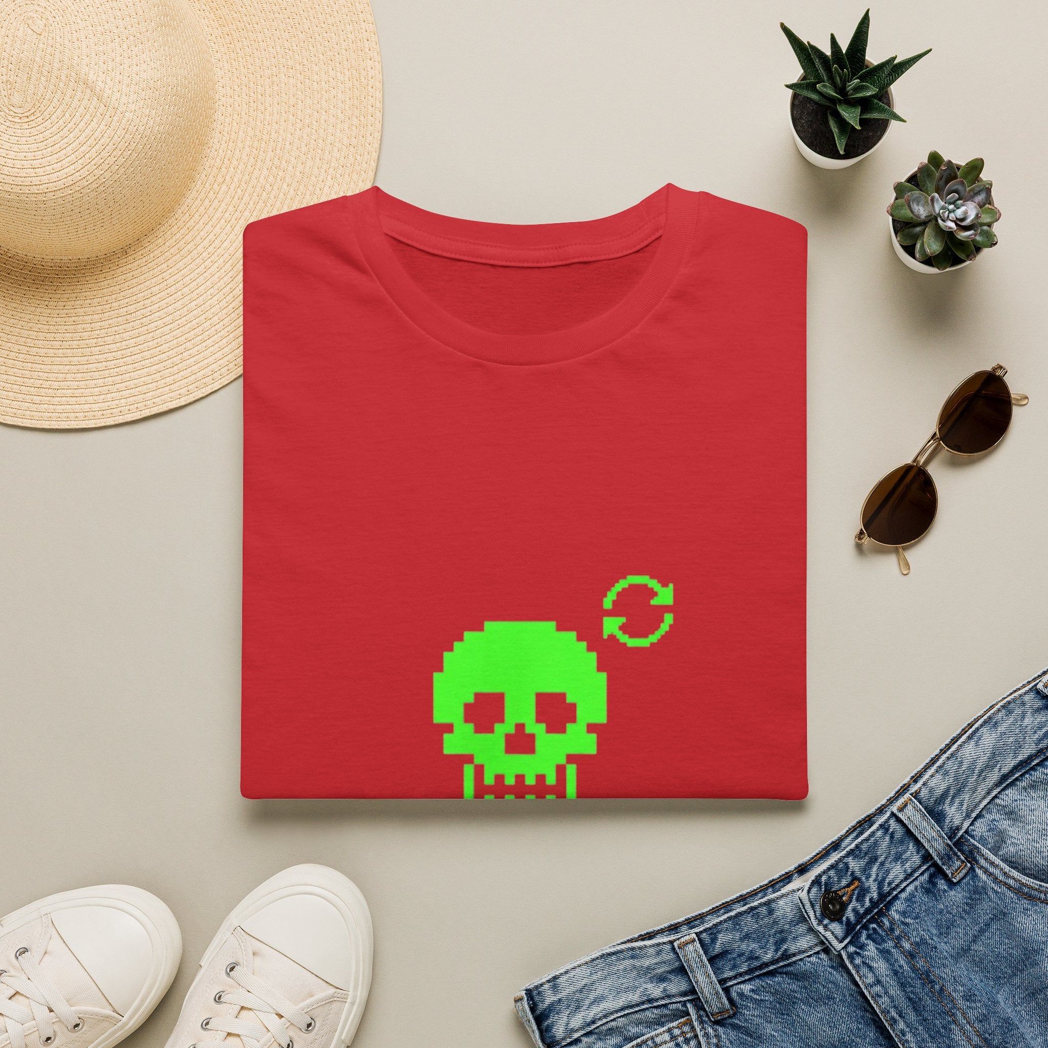Respawn & Repeat Skull T-shirt
